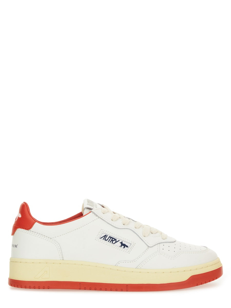 AUTRY X MAISON KITSUNÉ Sneakers - Bianco | Wanan Luxury