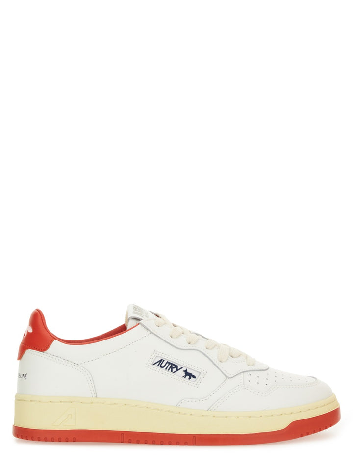 AUTRY X MAISON KITSUNÉ Sneakers - Bianco | Wanan Luxury