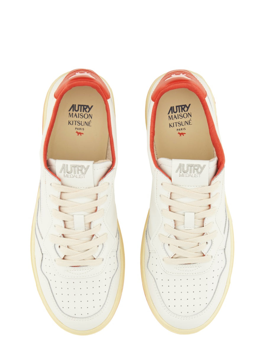 AUTRY X MAISON KITSUNÉ Sneakers - Bianco | Wanan Luxury