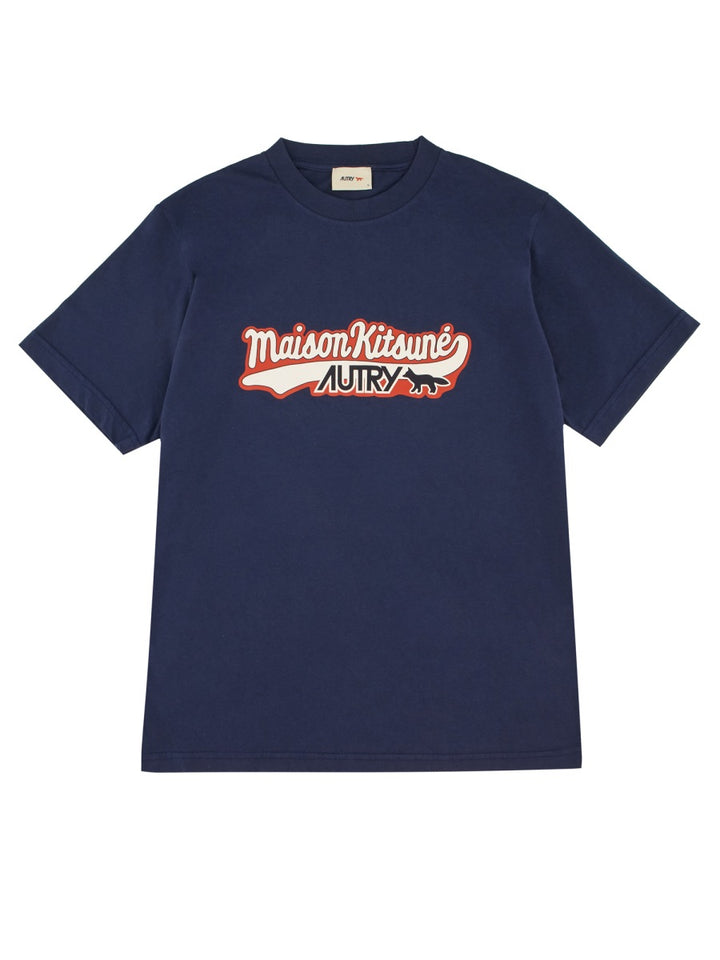 AUTRY X MAISON KITSUNÉ T shirt - Blu | Wanan Luxury