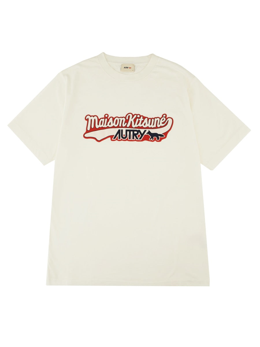 AUTRY X MAISON KITSUNÉ T shirt - Bianco | Wanan Luxury