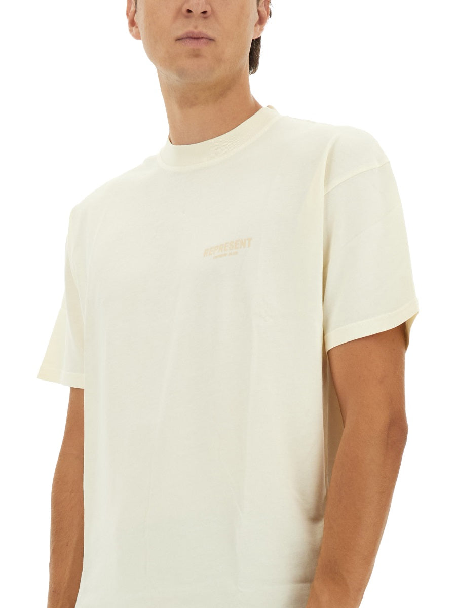 Represent T shirt - Beige | Wanan Luxury