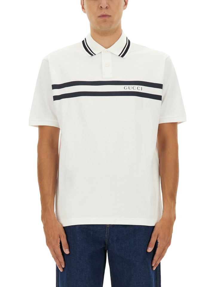 Gucci Polo - Bianco | Wanan Luxury
