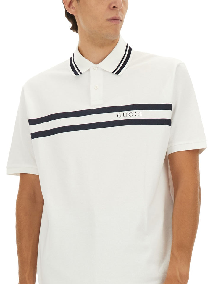 Gucci Polo - Bianco | Wanan Luxury