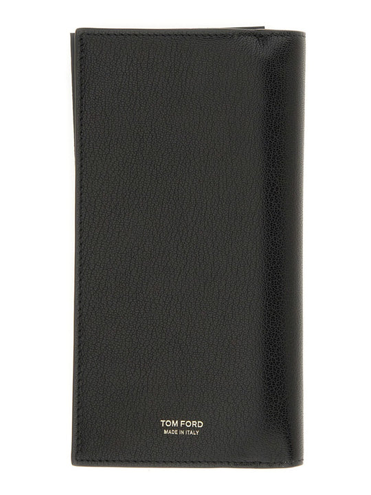 Vertical Leather Wallet