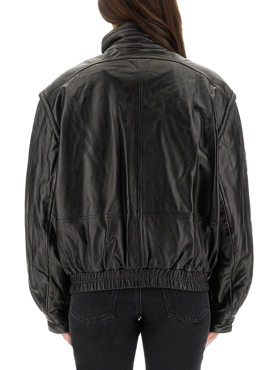 Isabel Marant Capi in Pelle - Nero | Wanan Luxury