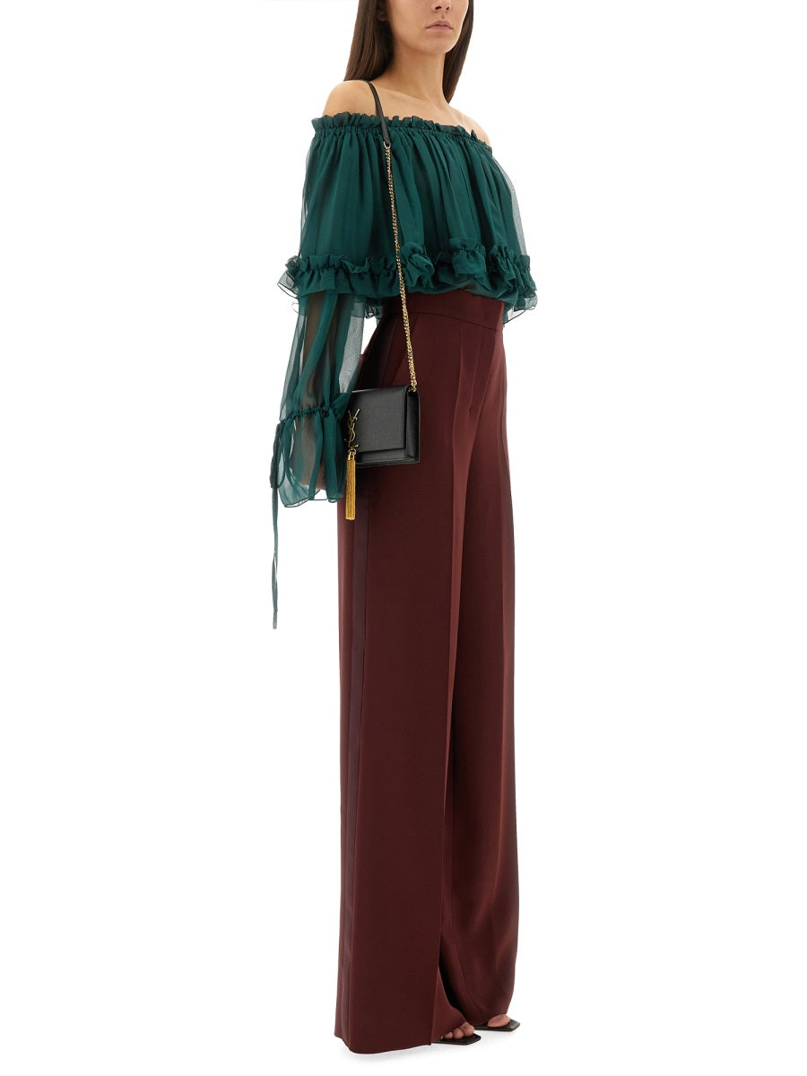 Saint Laurent Top - Verde | Wanan Luxury