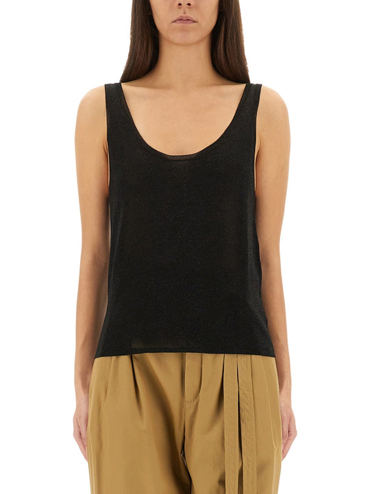 Lurex Knit Tank Top