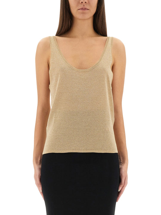 Lurex Knit Tank Top