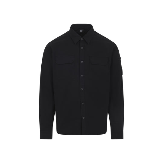 Black Ls Cotton Shirt