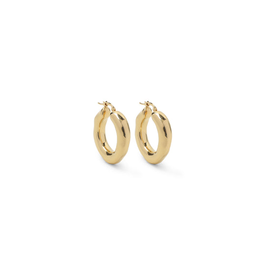 Gold Brass Earrings