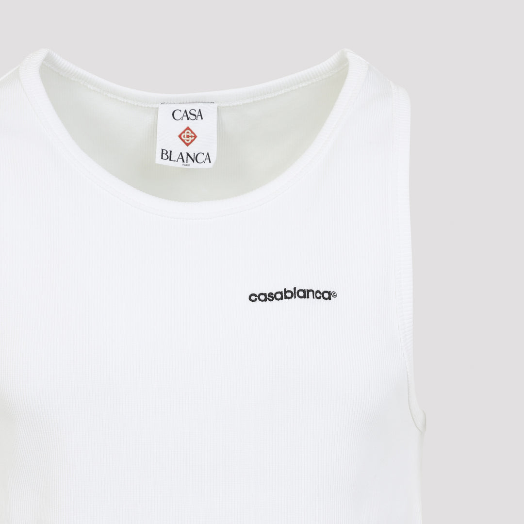 Casablanca Top - Bianco | 9a72f882bf52e7c1fe6b75fb3beb72273f711036