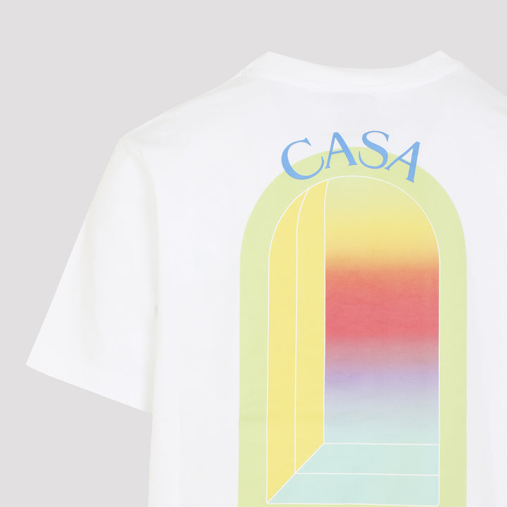 Casablanca T-shirts - Bianco | 77efa90d89ac56f93c3c6de8479667d3d074e259