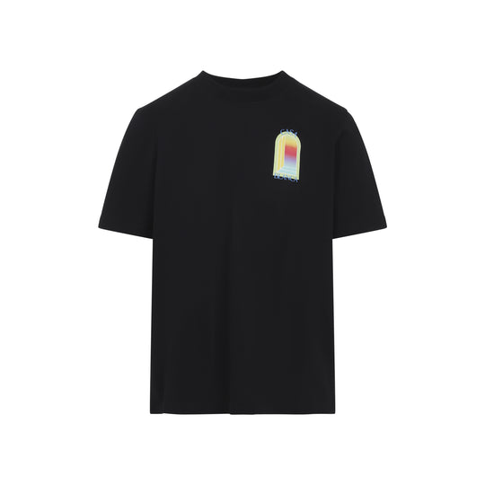 Black L`Arche Cotton T-Shirt