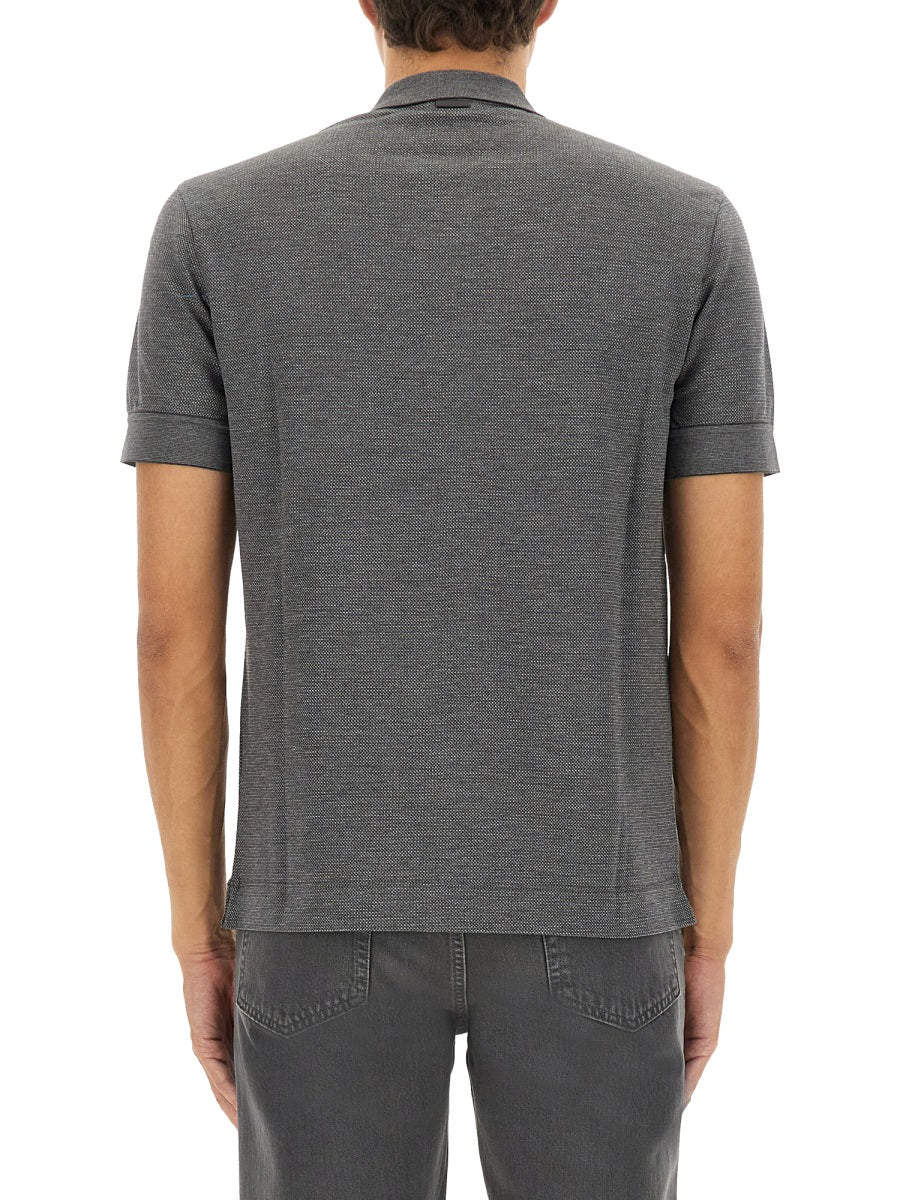 Zegna Polo - Grigio | Wanan Luxury