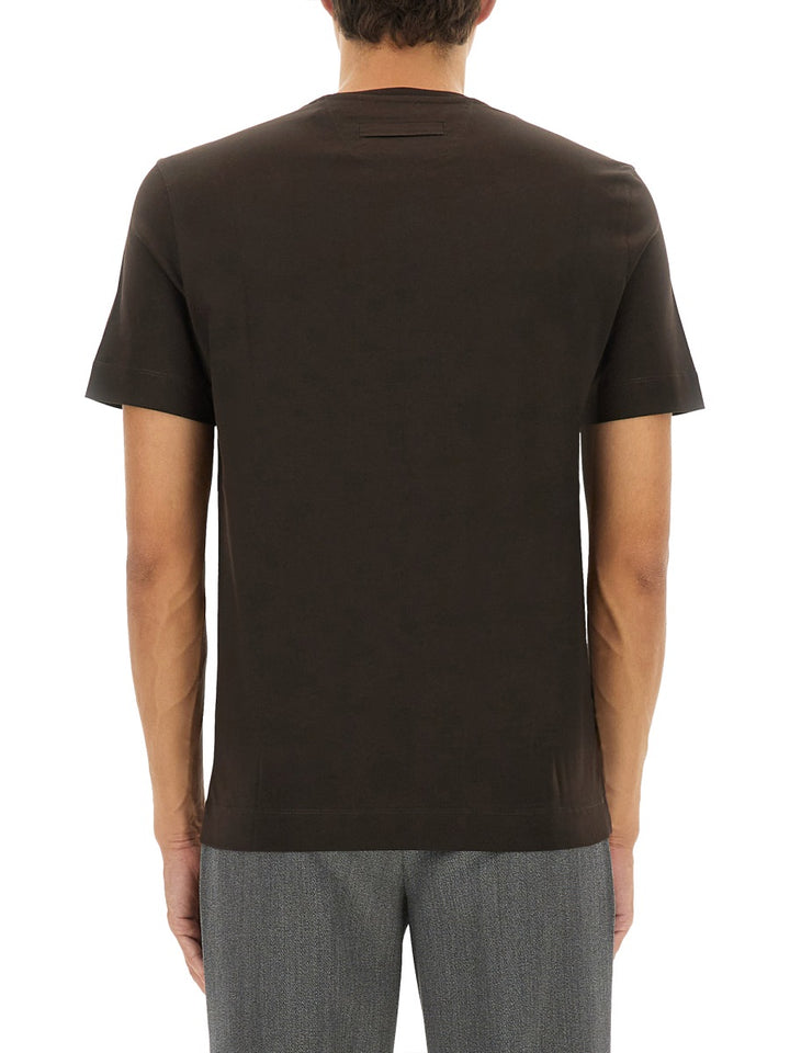 Zegna T shirt - Marrone | Wanan Luxury