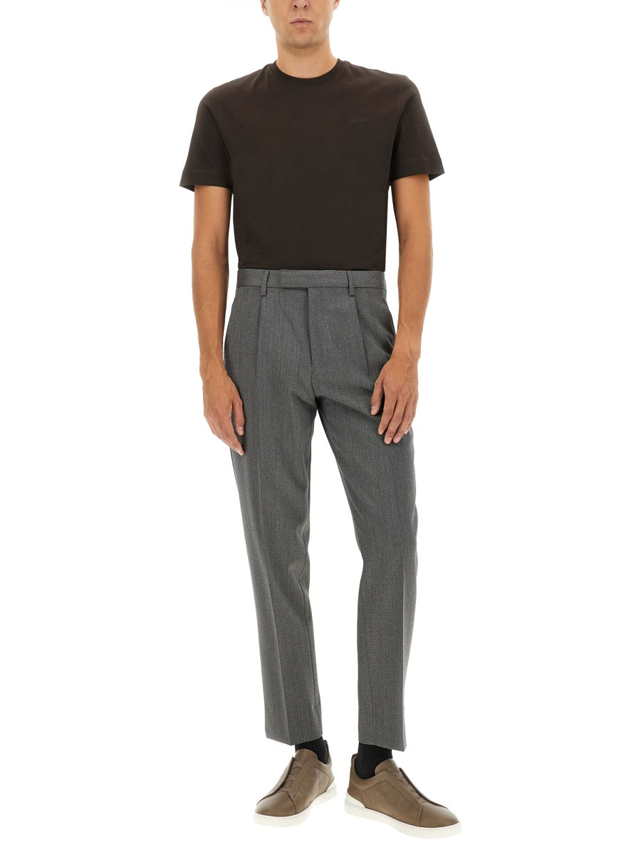 Zegna T shirt - Marrone | Wanan Luxury