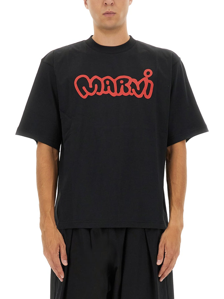 Marni T shirt - Nero | Wanan Luxury