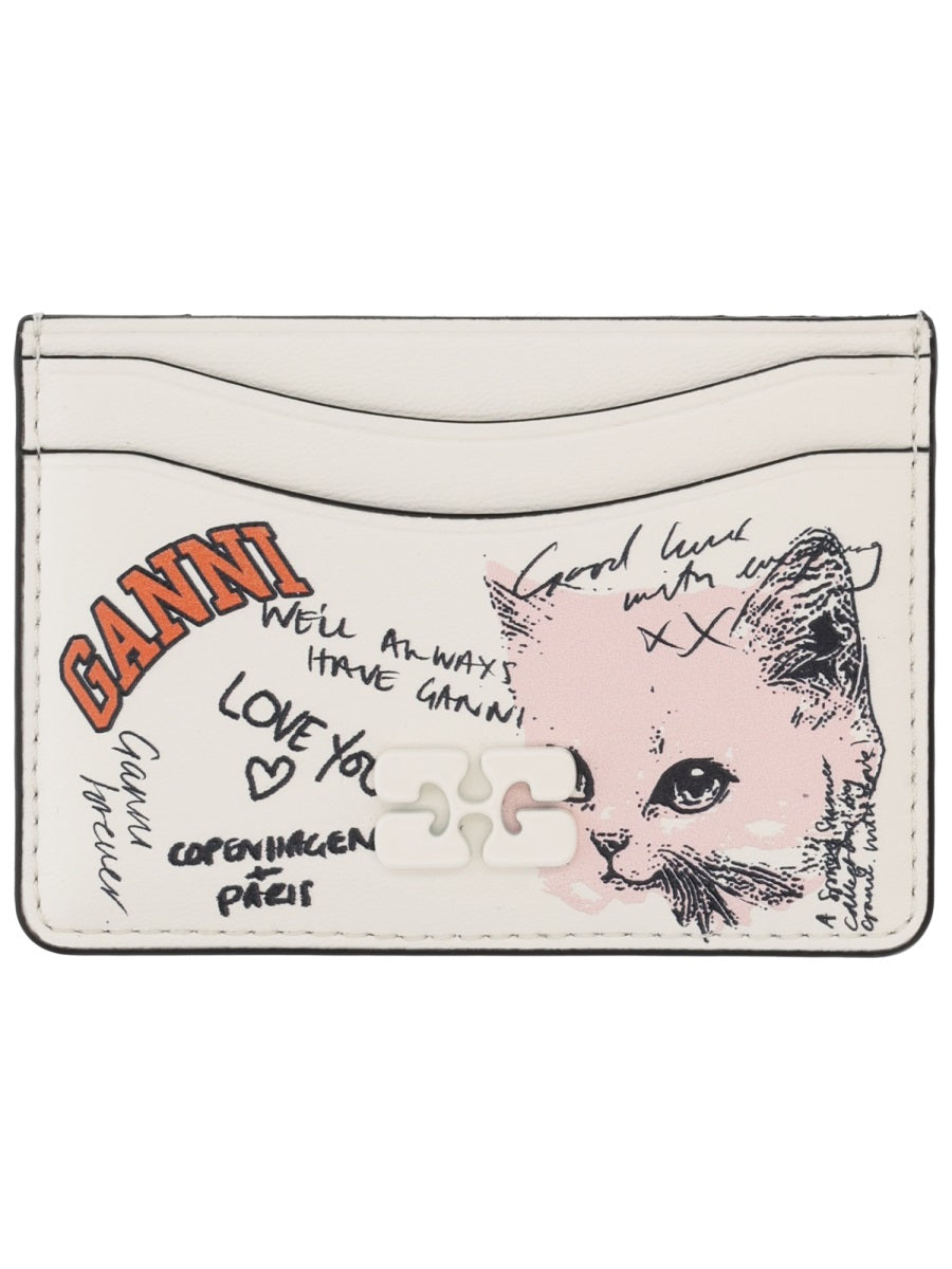 Ganni Portafogli e Portacarte - Bianco | Wanan Luxury