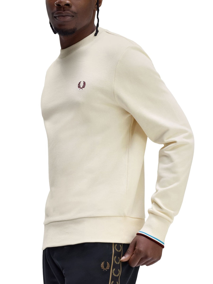 Fred Perry Felpe - Bianco | Wanan Luxury