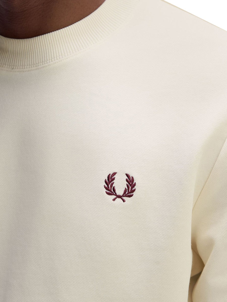 Fred Perry Felpe - Bianco | Wanan Luxury