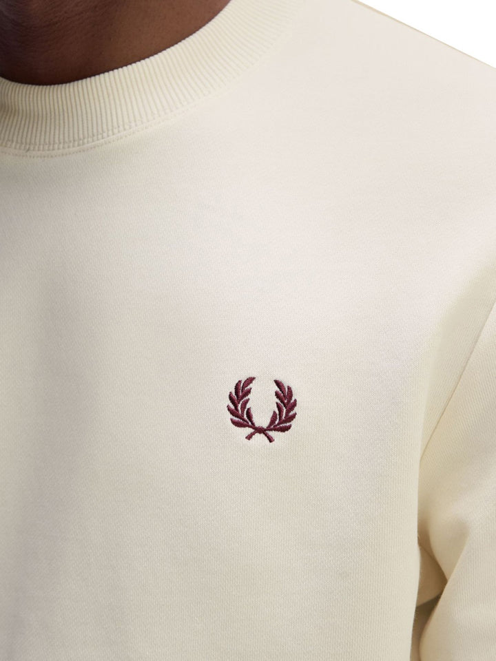 Fred Perry Felpe - Bianco | Wanan Luxury