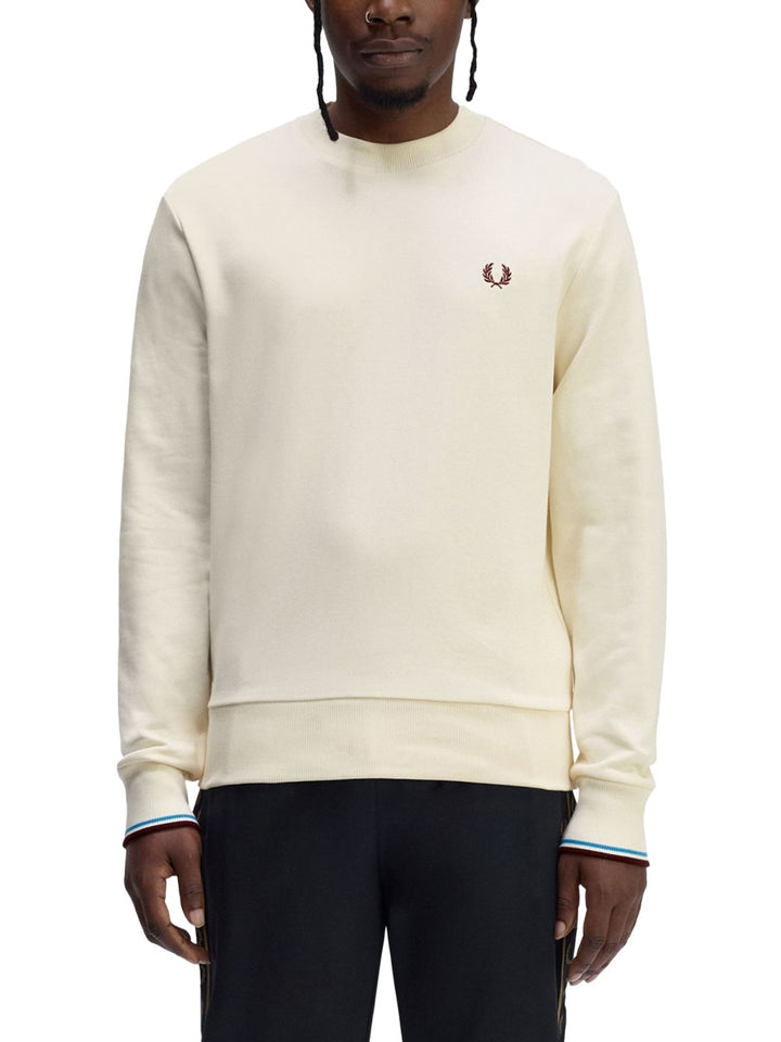 Fred Perry Felpe - Bianco | Wanan Luxury