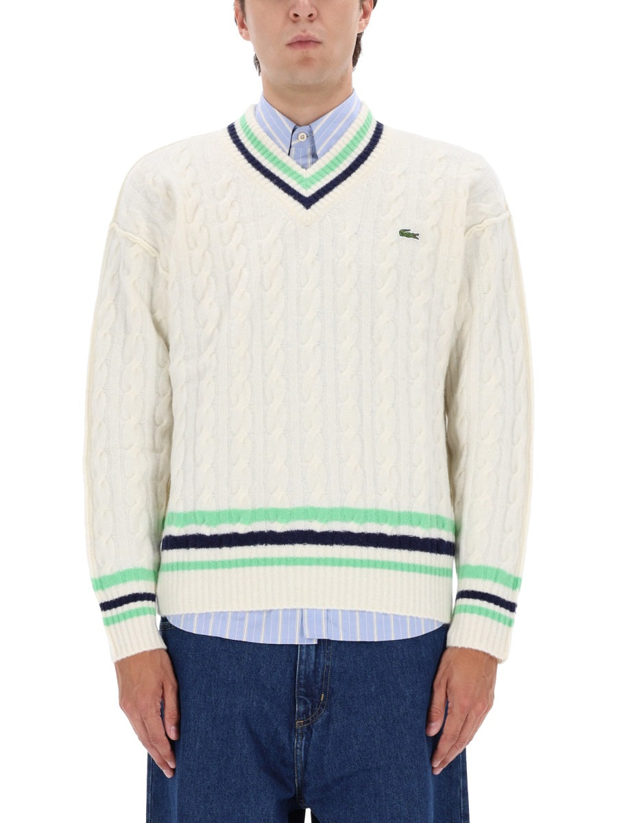 Lacoste Maglioni - Bianco | Wanan Luxury