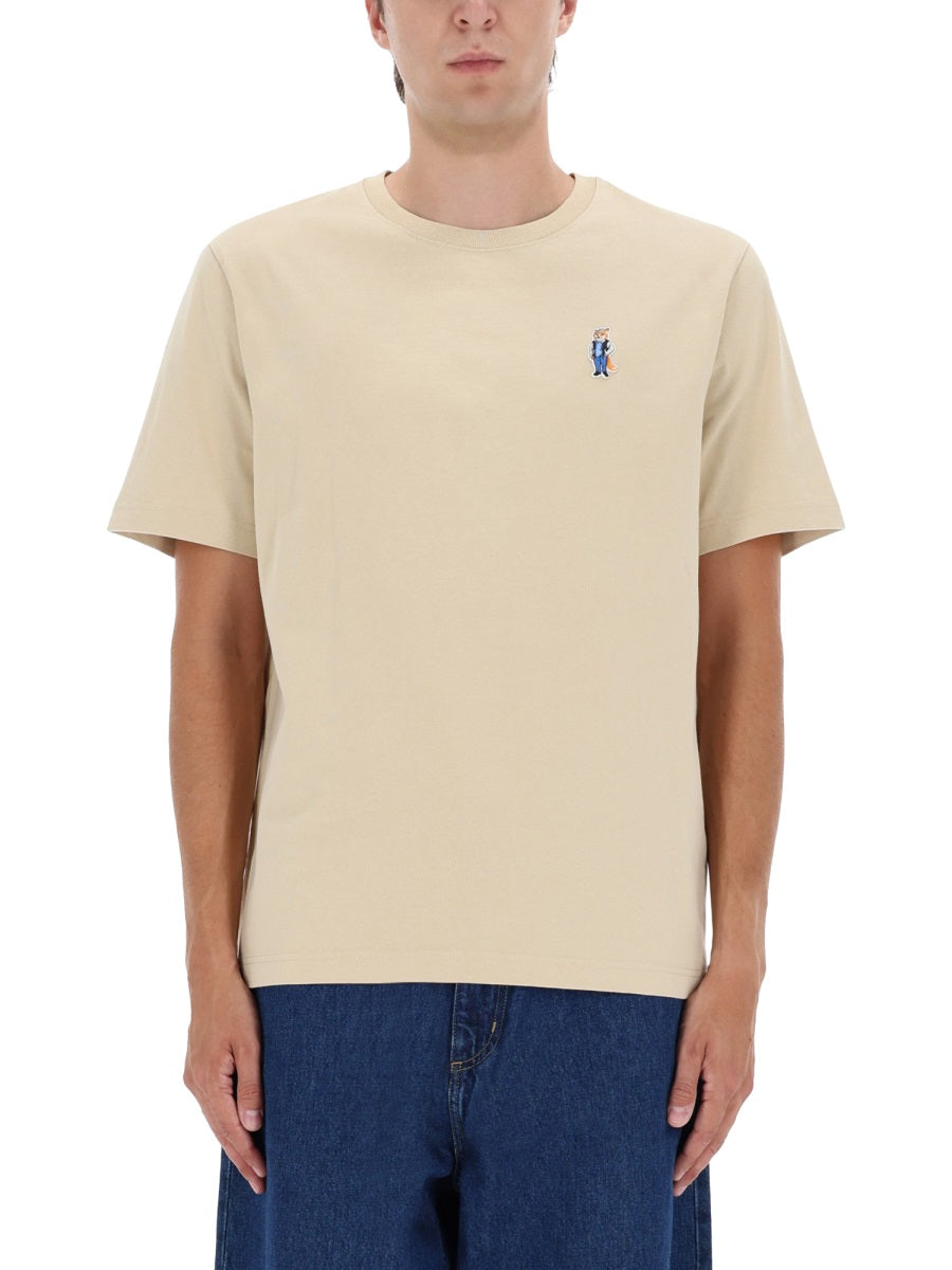 Maison Kitsuné T shirt - Beige | Wanan Luxury