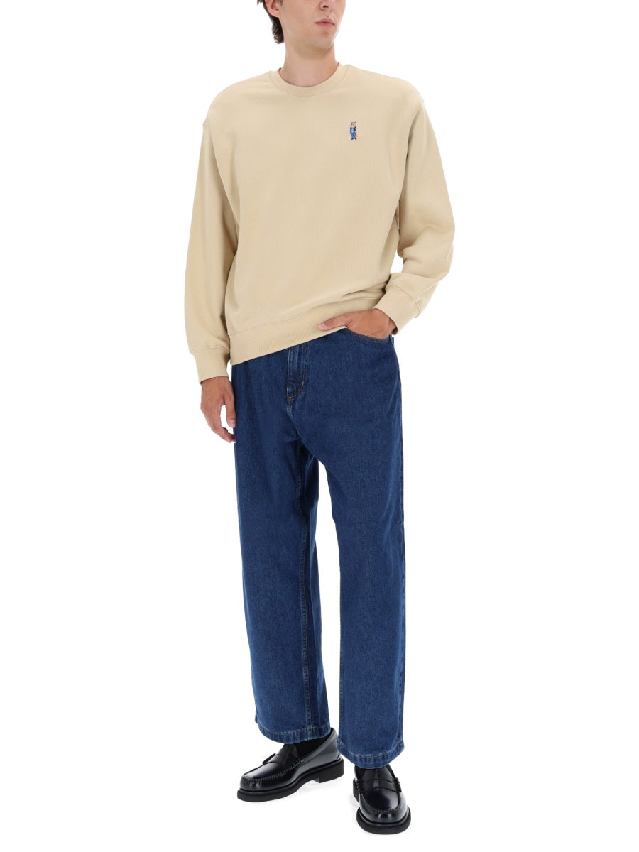 Maison Kitsuné Felpe - Beige | Wanan Luxury