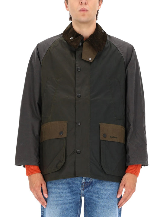 "Patchwork Bedale" Waxed Jacket