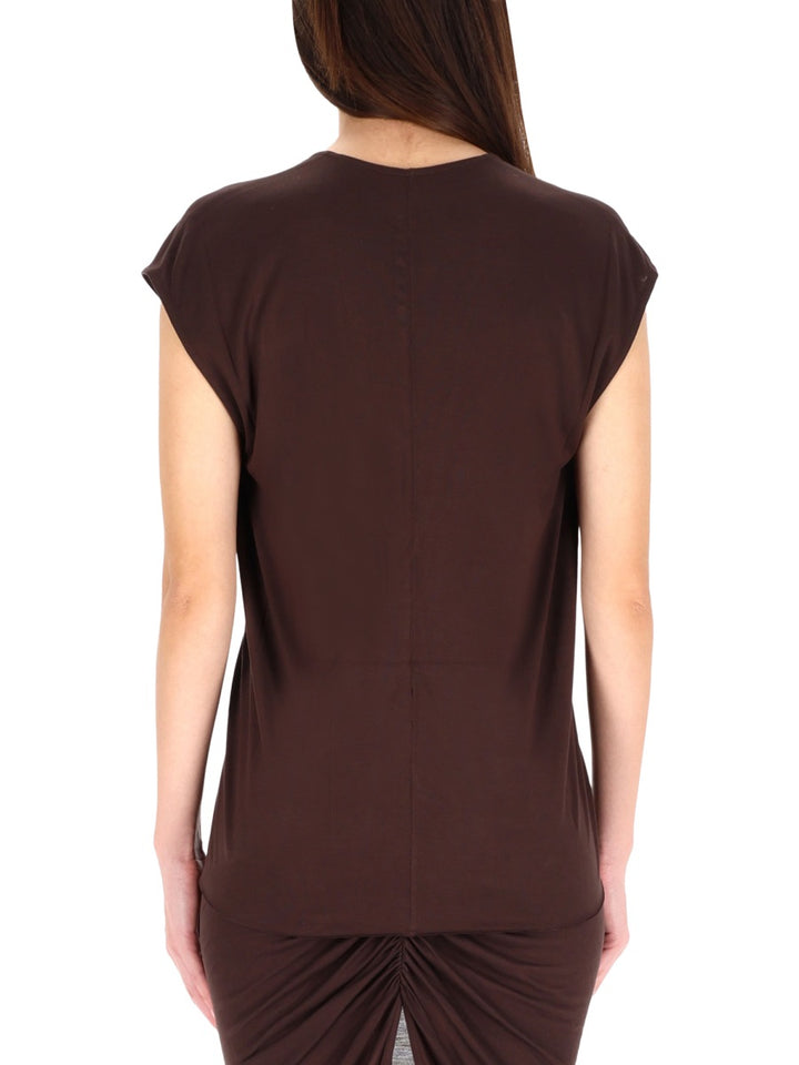 Rick Owens Lilies T shirt - Marrone | Wanan Luxury