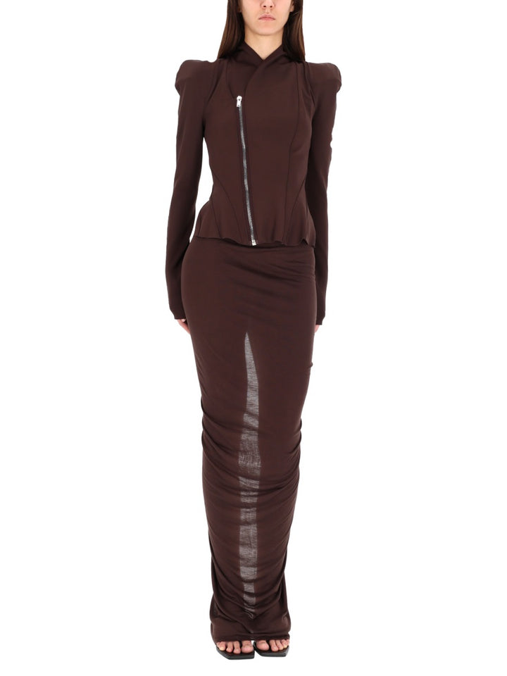 Rick Owens Lilies Gonne - Marrone | Wanan Luxury