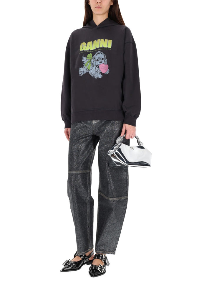 Ganni Felpe - Grigio | Wanan Luxury