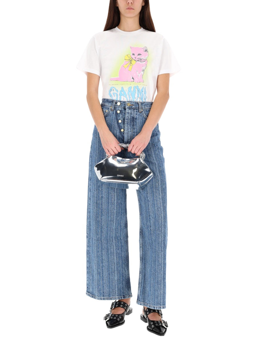 Ganni T shirt - Bianco | Wanan Luxury