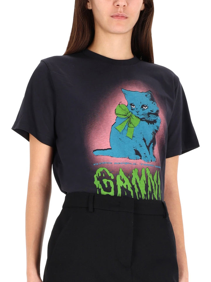 Ganni T shirt - Grigio | Wanan Luxury
