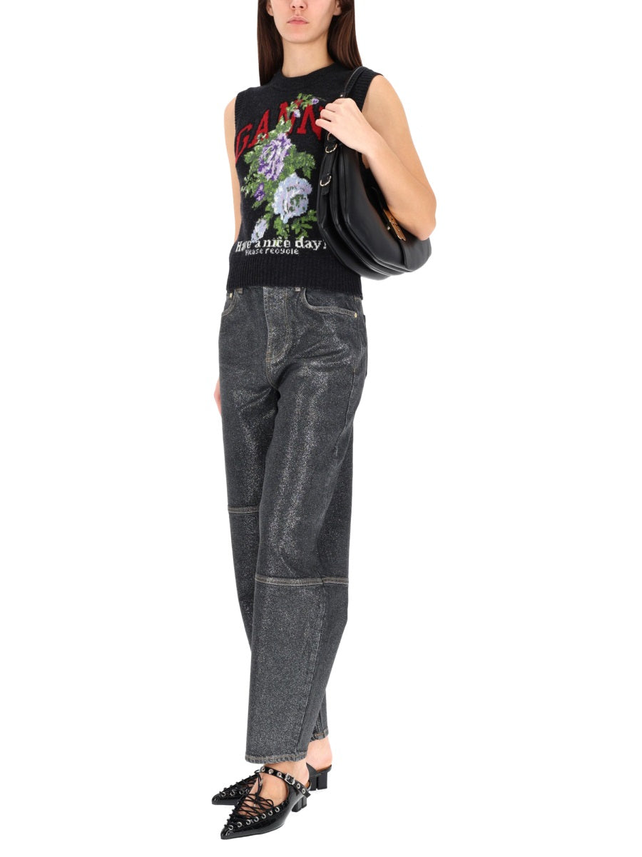 Ganni Gilet - Grigio | Wanan Luxury