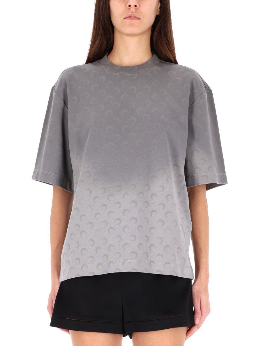 Marine Serre T shirt - Grigio | Wanan Luxury