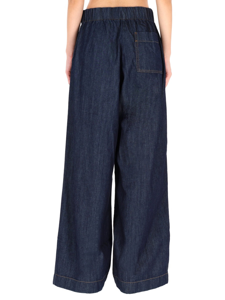 Dries Van Noten Pantaloni - Blu | Wanan Luxury