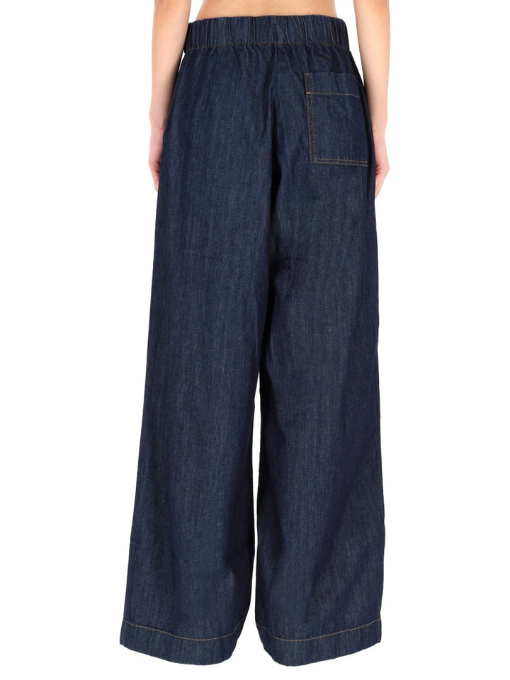 Dries Van Noten Pantaloni - Blu | Wanan Luxury