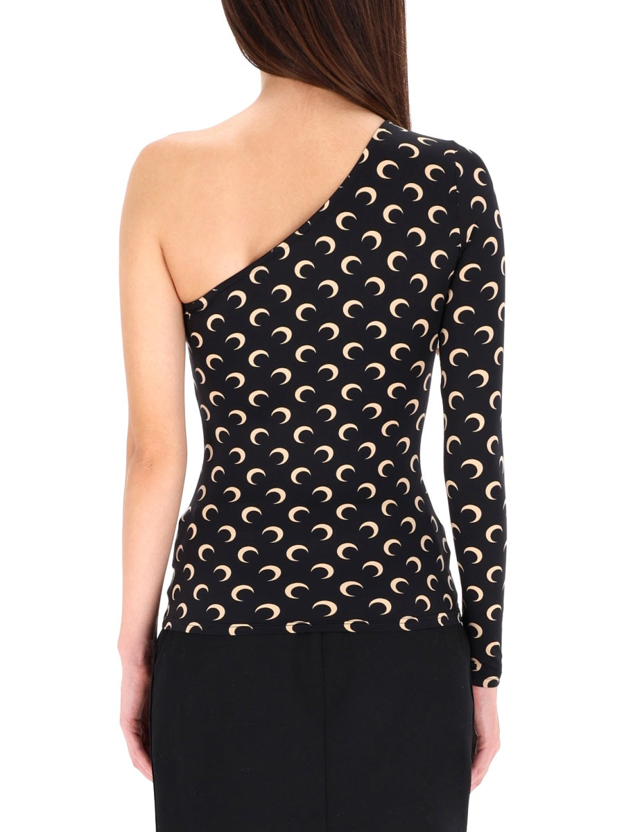 Marine Serre Top - Nero | Wanan Luxury