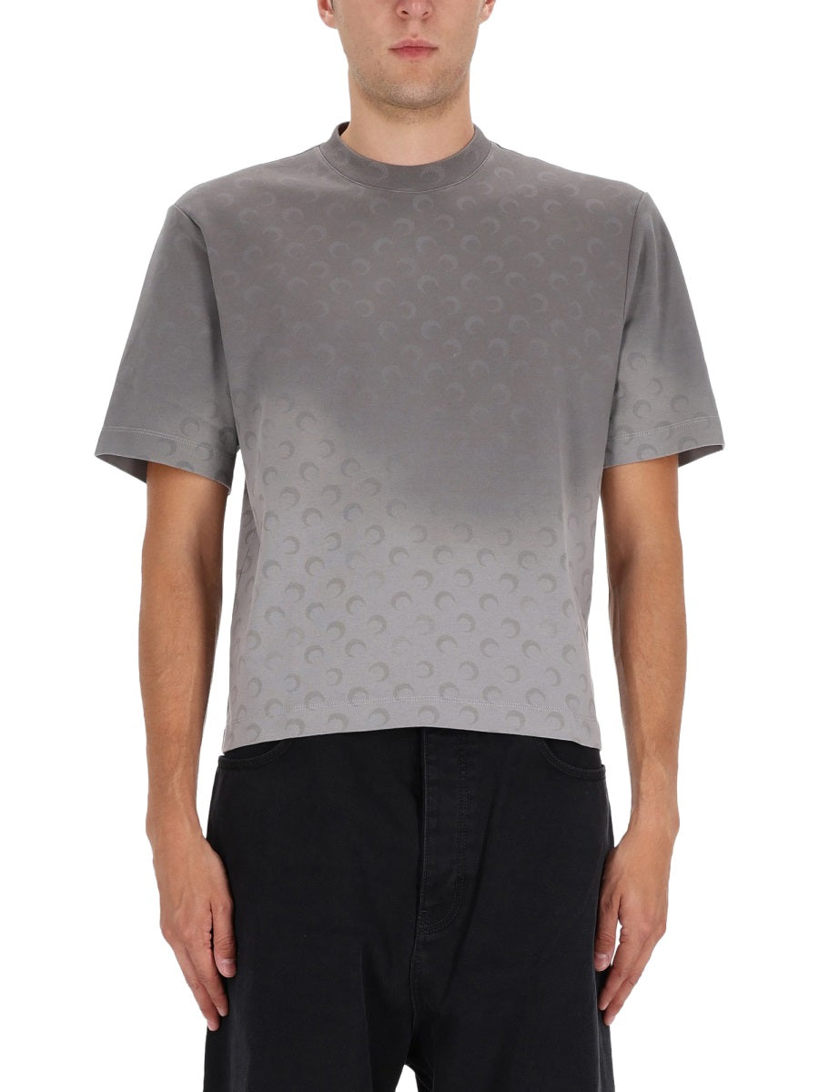 Marine Serre T shirt - Grigio | Wanan Luxury