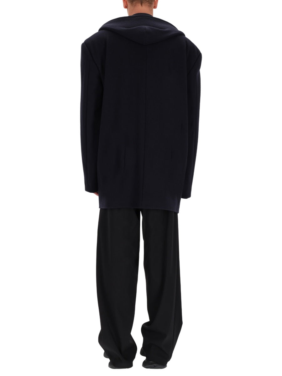 Balenciaga Trench e Impermeabili - Blu | Wanan Luxury