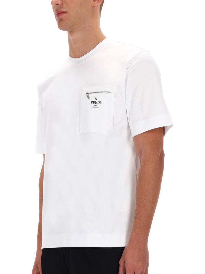 Fendi T shirt - Bianco | Wanan Luxury