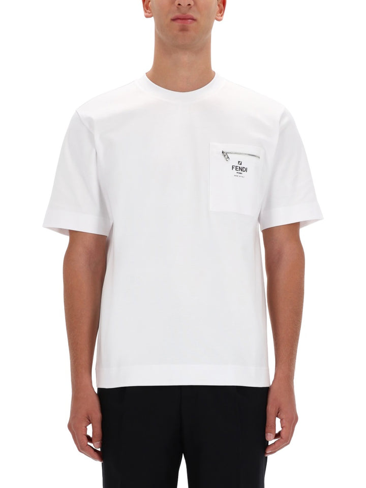 Fendi T shirt - Bianco | Wanan Luxury