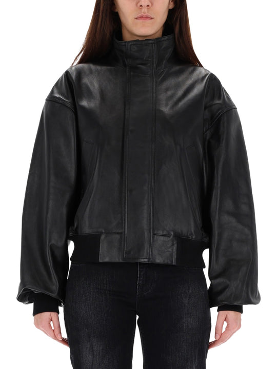 Leather Blouson