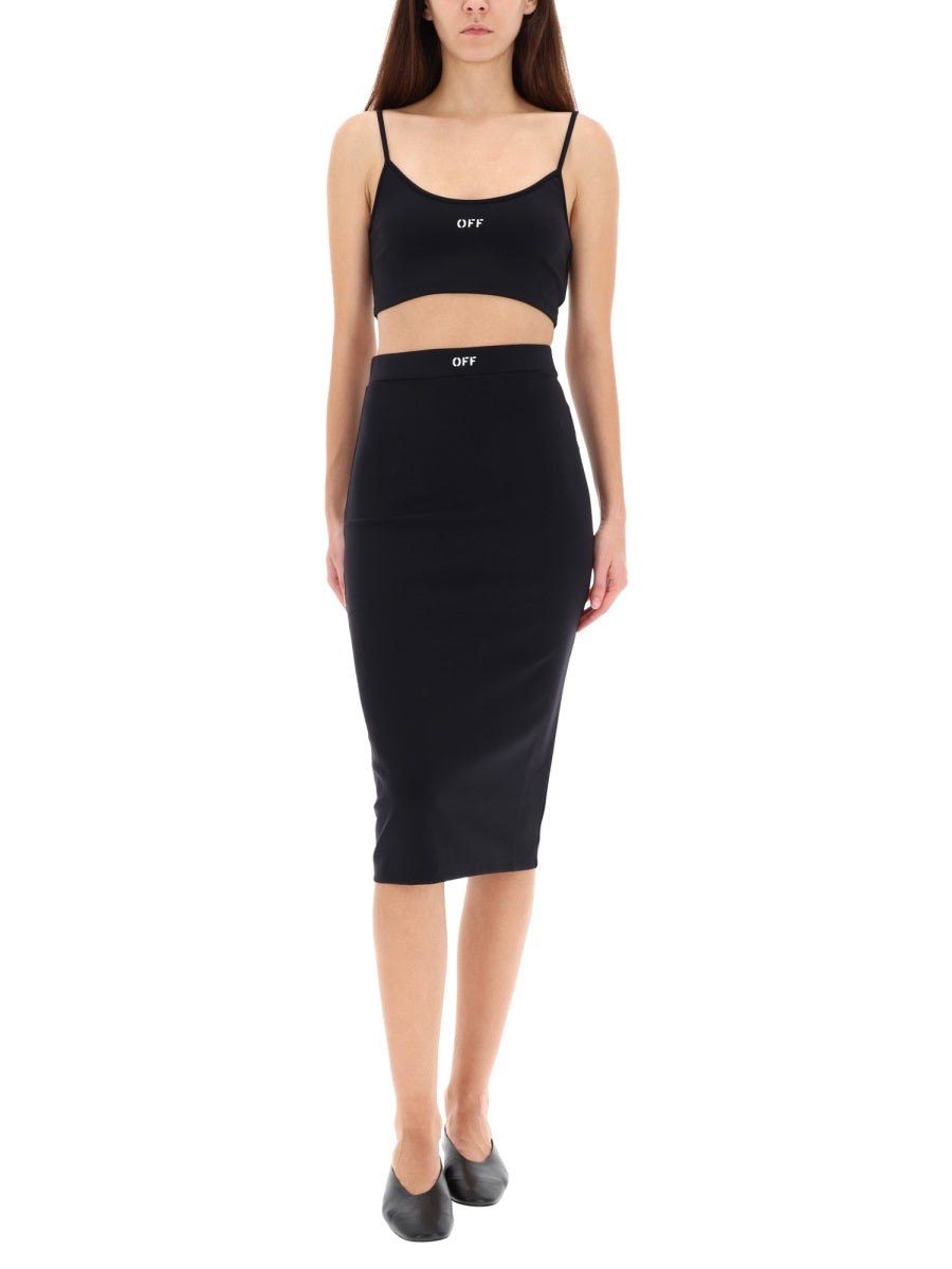 Off-White Top - Nero | Wanan Luxury