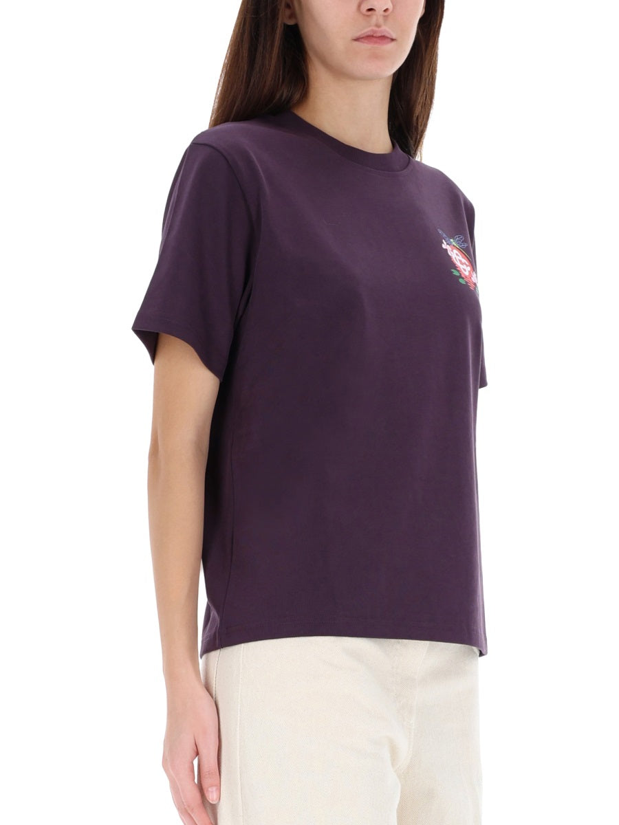 Casablanca T shirt - Viola | Wanan Luxury