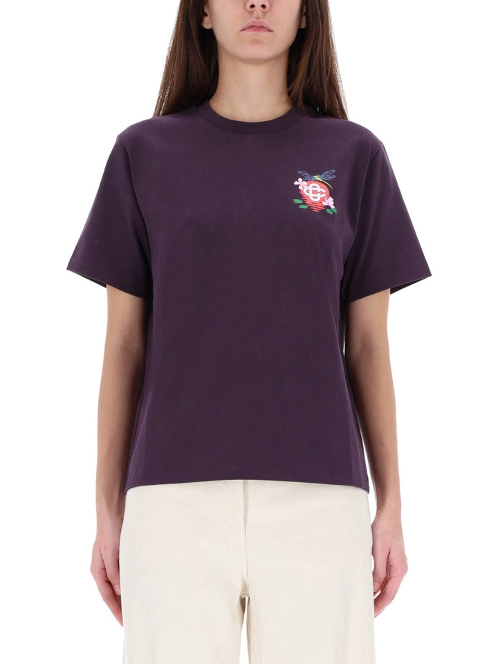 Casablanca T shirt - Viola | Wanan Luxury