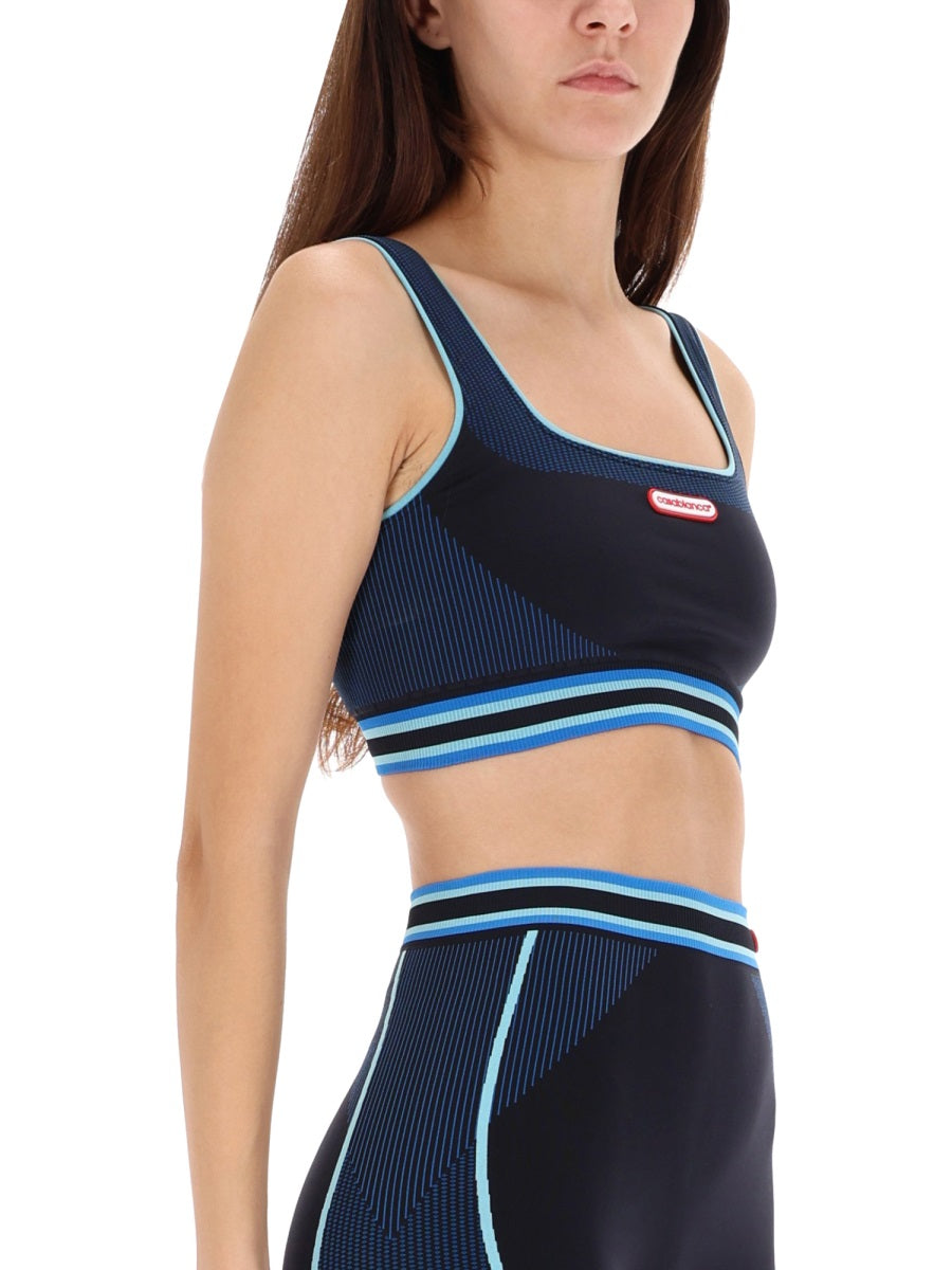 Casablanca Top - Blu | Wanan Luxury